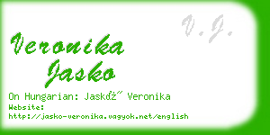 veronika jasko business card